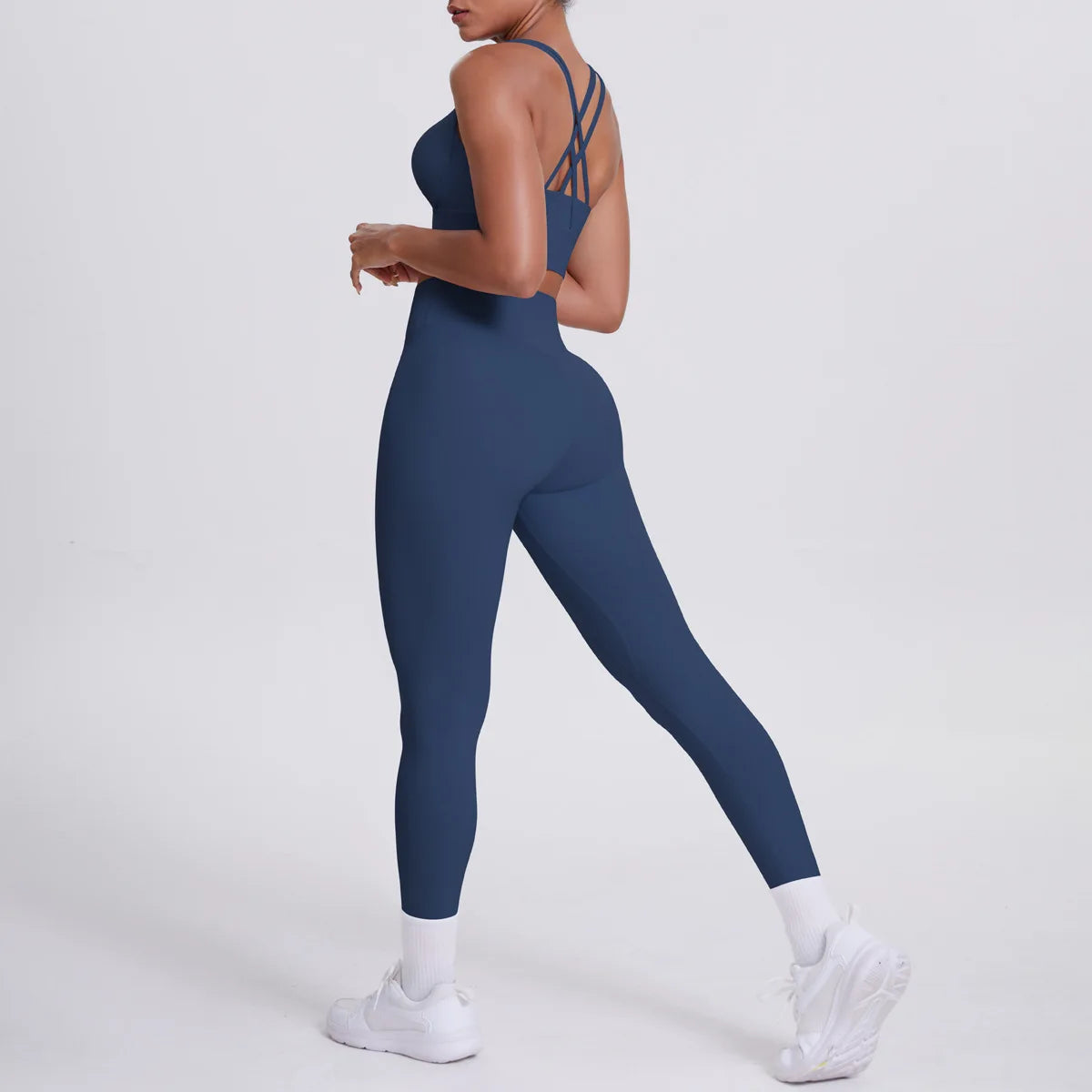 JJUREN Seamless Yoga Suit Women Tracksuit Sports Bra High Waist Leggings Yoga Outfit Gym Set Fitness Workout Clothes Sportswear