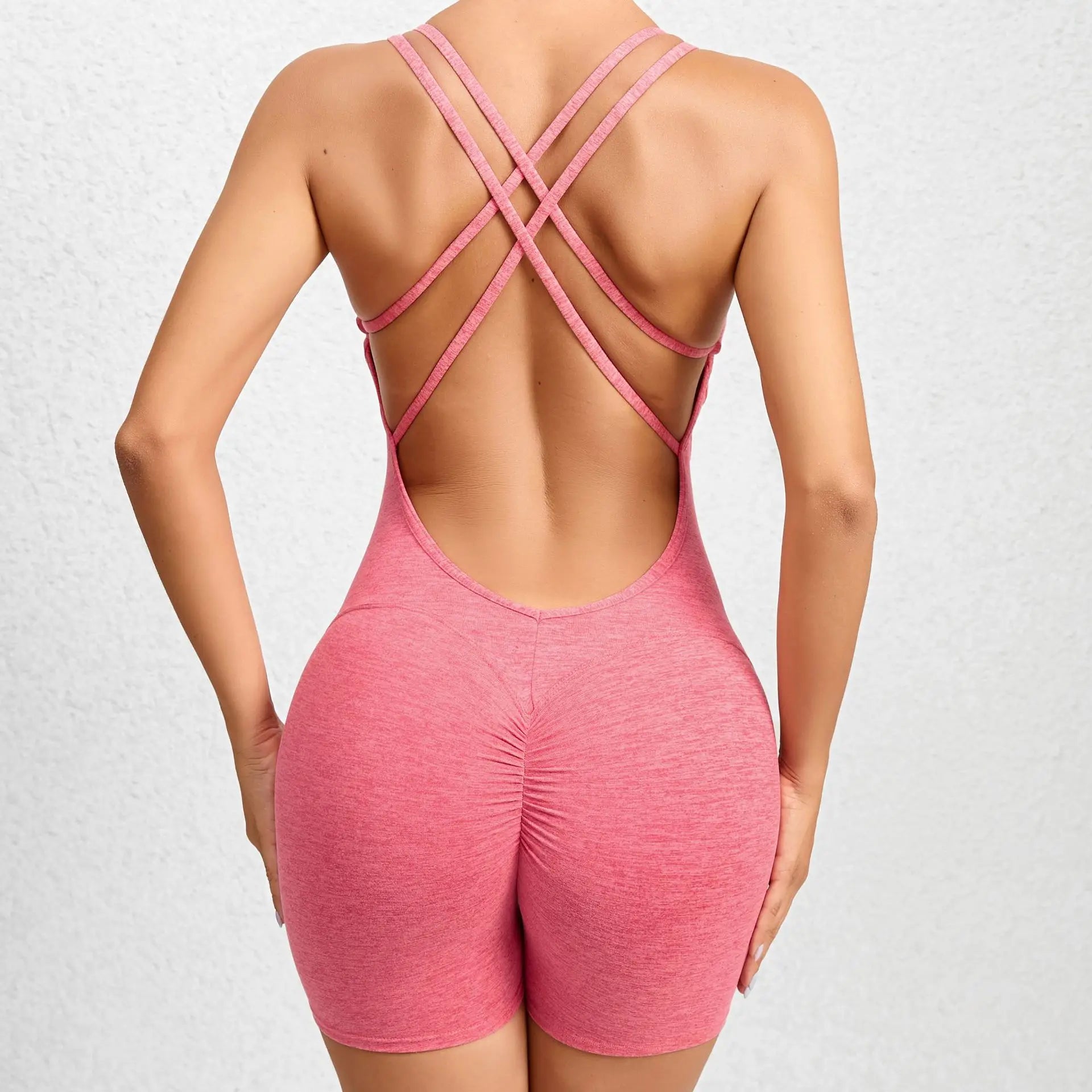 Yoga Jumpsuit Gym Clothes Women Tracksuit Fitness Clothing Rompers Sport Set Sportswear Push Up Workout Sets Bodysuits