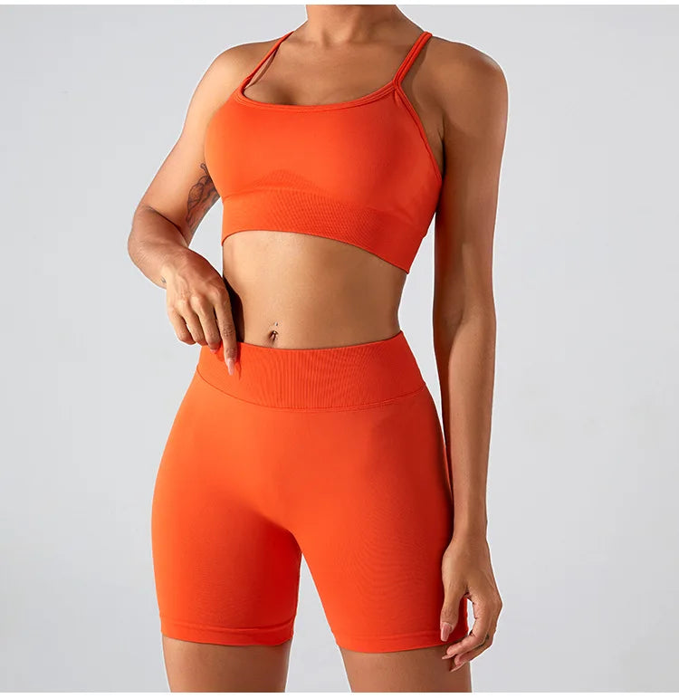Women Sexy Cross Sports Bra Yoga Gym Top Women Workout Running Yoga Bra Stretch Women Sports Underwear Fitness Workout Tank Top