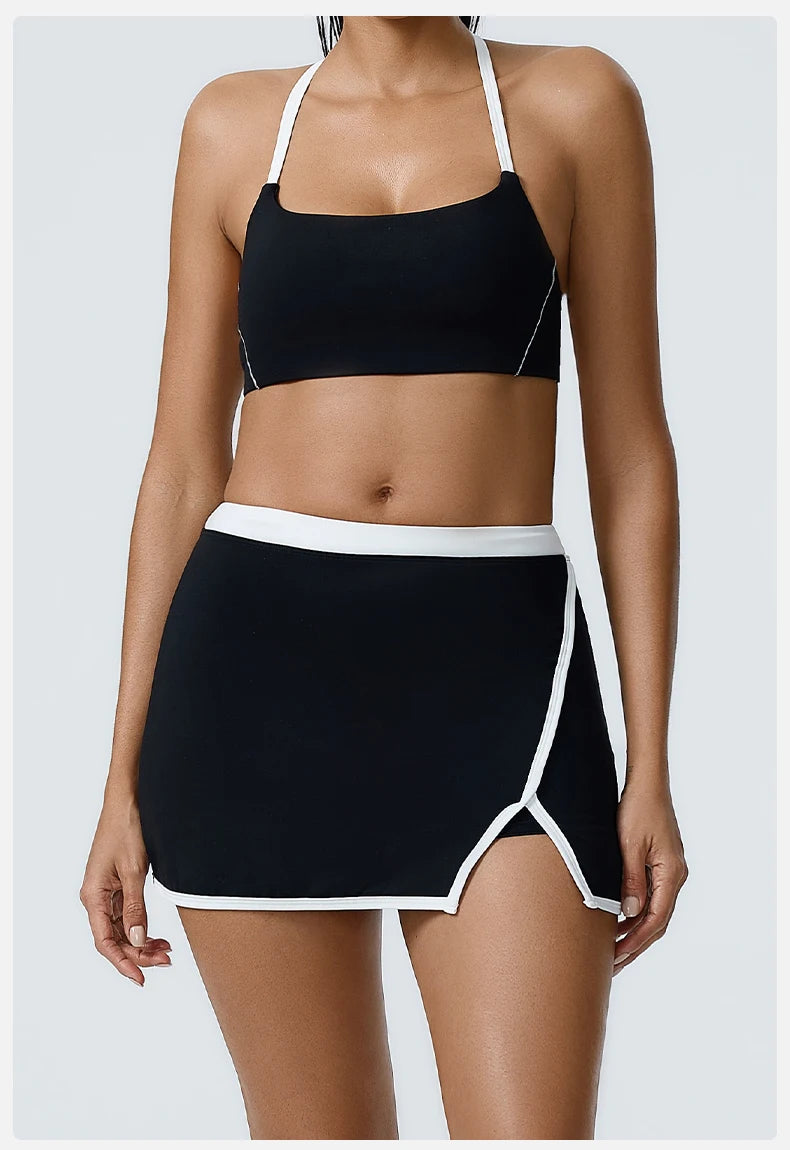 Workout Clothes Women's Tracksuit 2PCS Yoga Set Sportswear Gym Clothing High Waist Leggings Sportswear Fitness Sports Bra