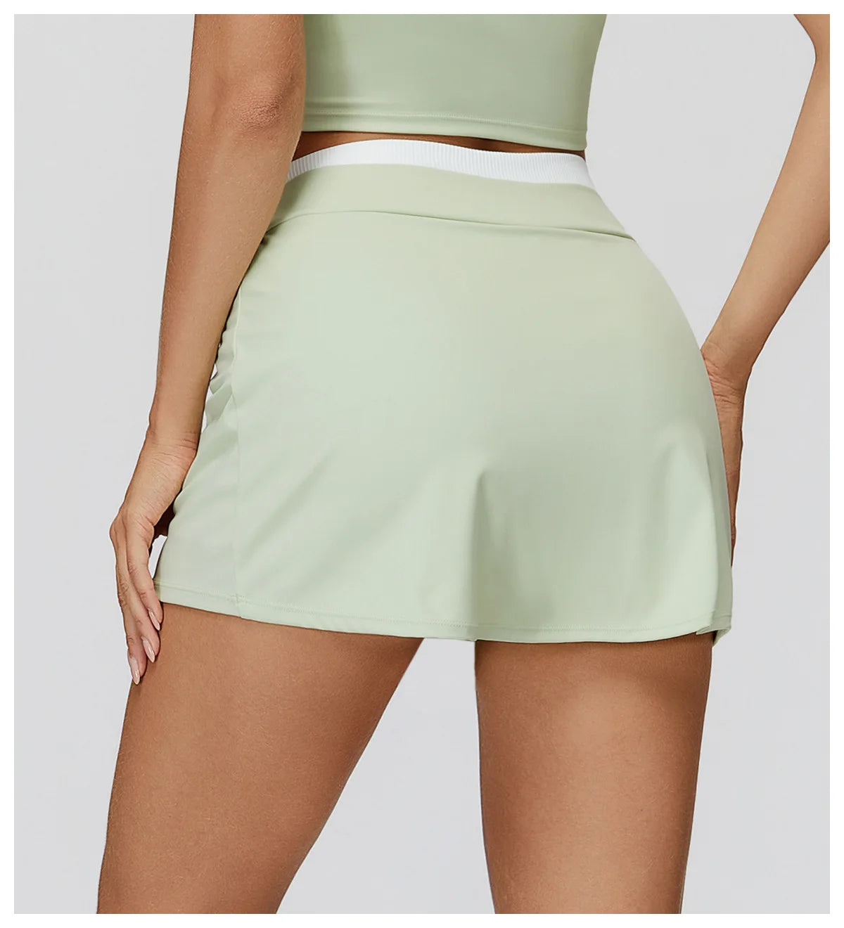High Waist Sports Short Skirt Lined Shorts Fitness Yoga Quick Dry Running Workout Sport Skirts Tennis Skirt Golf Wear for Women