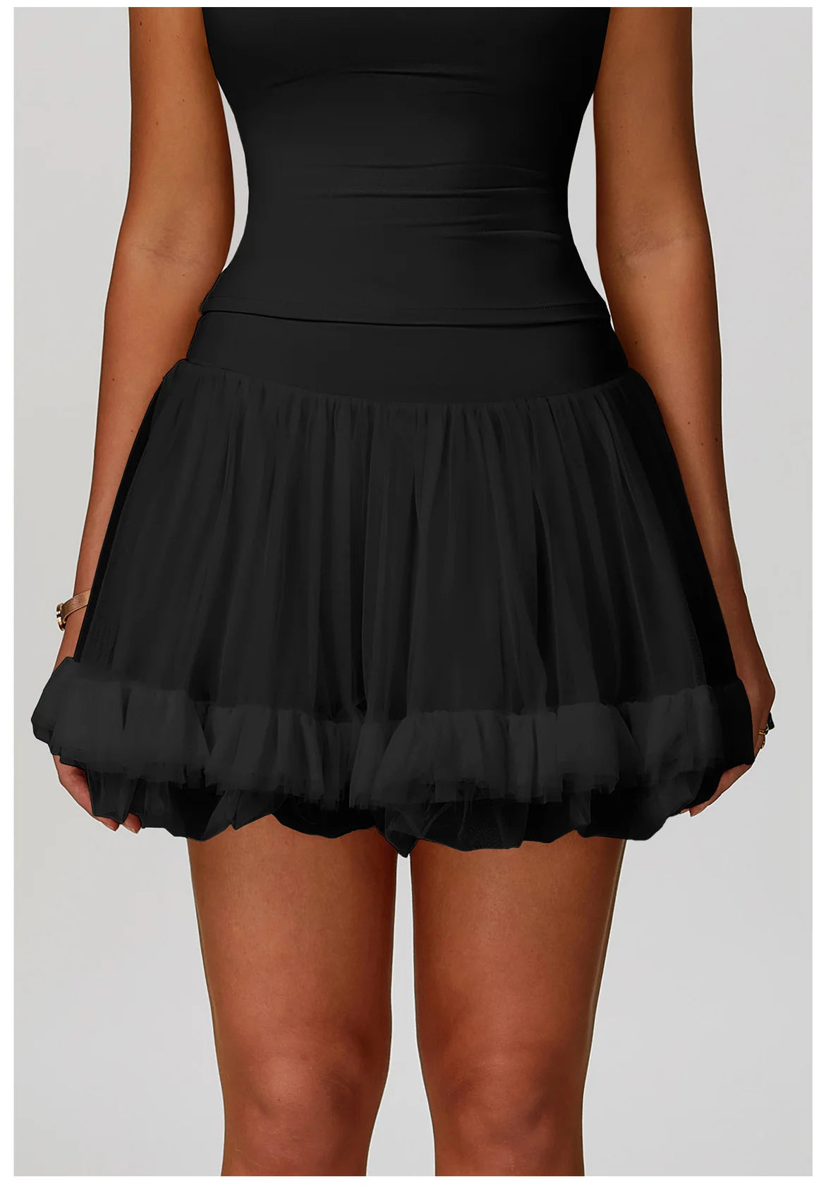Summer Women's Yoga Short Skirt Anti Glare Short Skirt High Waist Tennis Skirt Casual A-line Half Skirt Mesh Sports Short Skirt