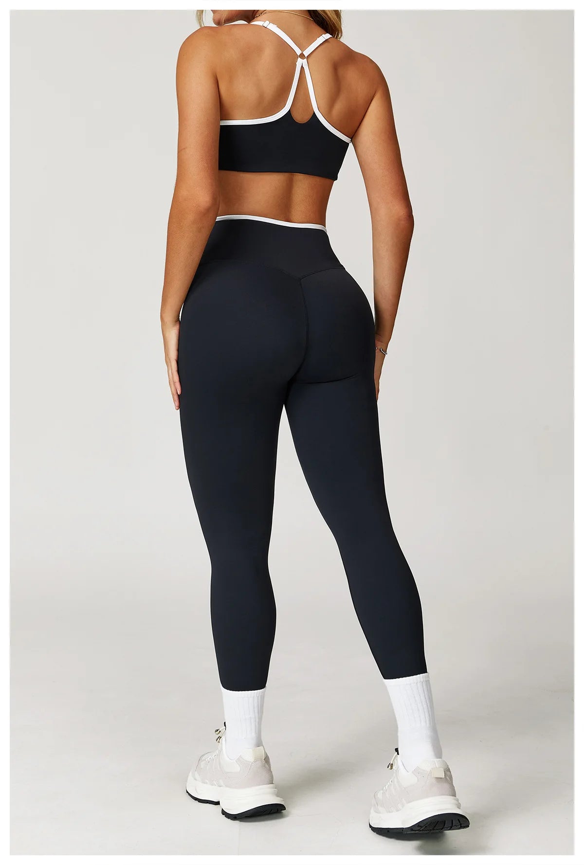 Women's Clothes Yoga Set 2 Pieces Workout Tracksuit Sportswear Gym Clothing High Waist Bell-bottoms Sexy Fitness Bta Sports Suit
