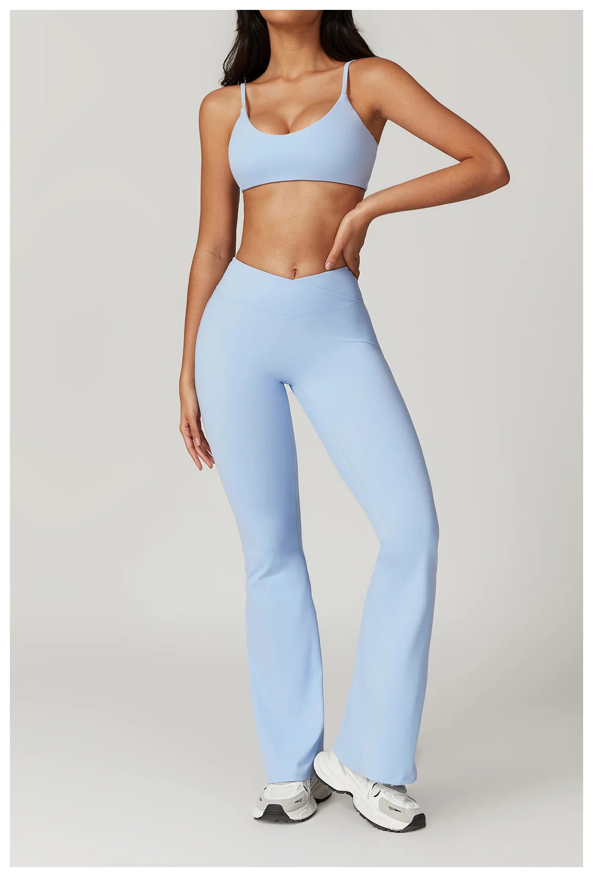 Flare Leggings Yoga Pants Women Bell-bottoms Yoga Tights High Waist Fitness Pants Stretch Gym Workout Sports Push Up Leggings