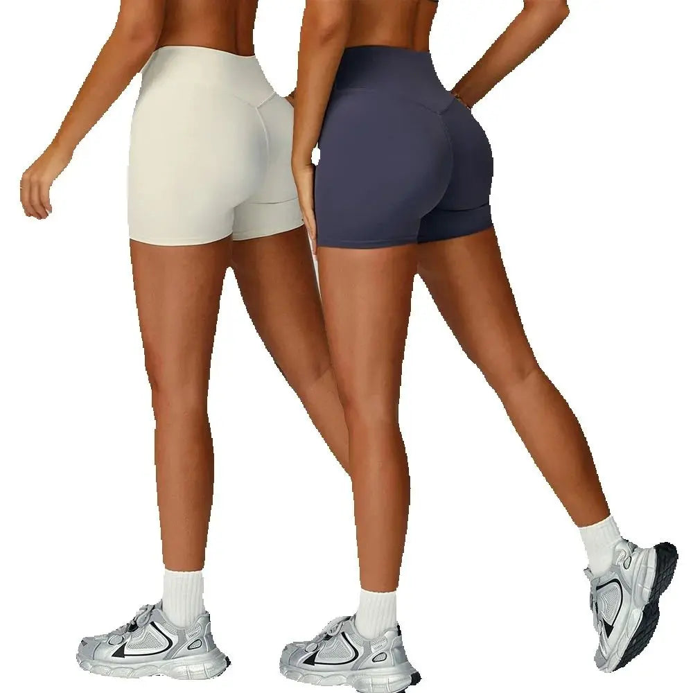 Impact Shorts High Waist Yoga Shorts Women Fitness Shorts Running Cycling Shorts Breathable Sports Leggings Workout Gym Shorts