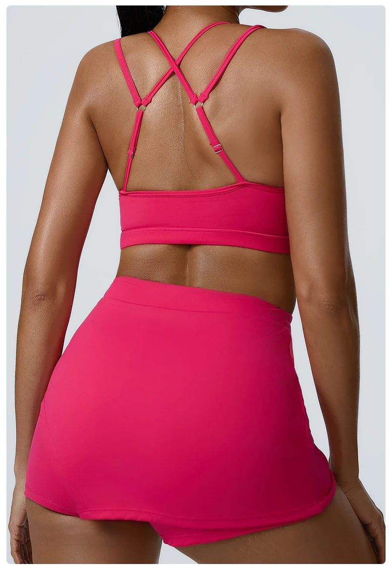 Women Fitness Underwear Yoga Bras Beautiful Back Sports Bras Top Women Bra Sexy Breathable For Women Gym High Strength Bra