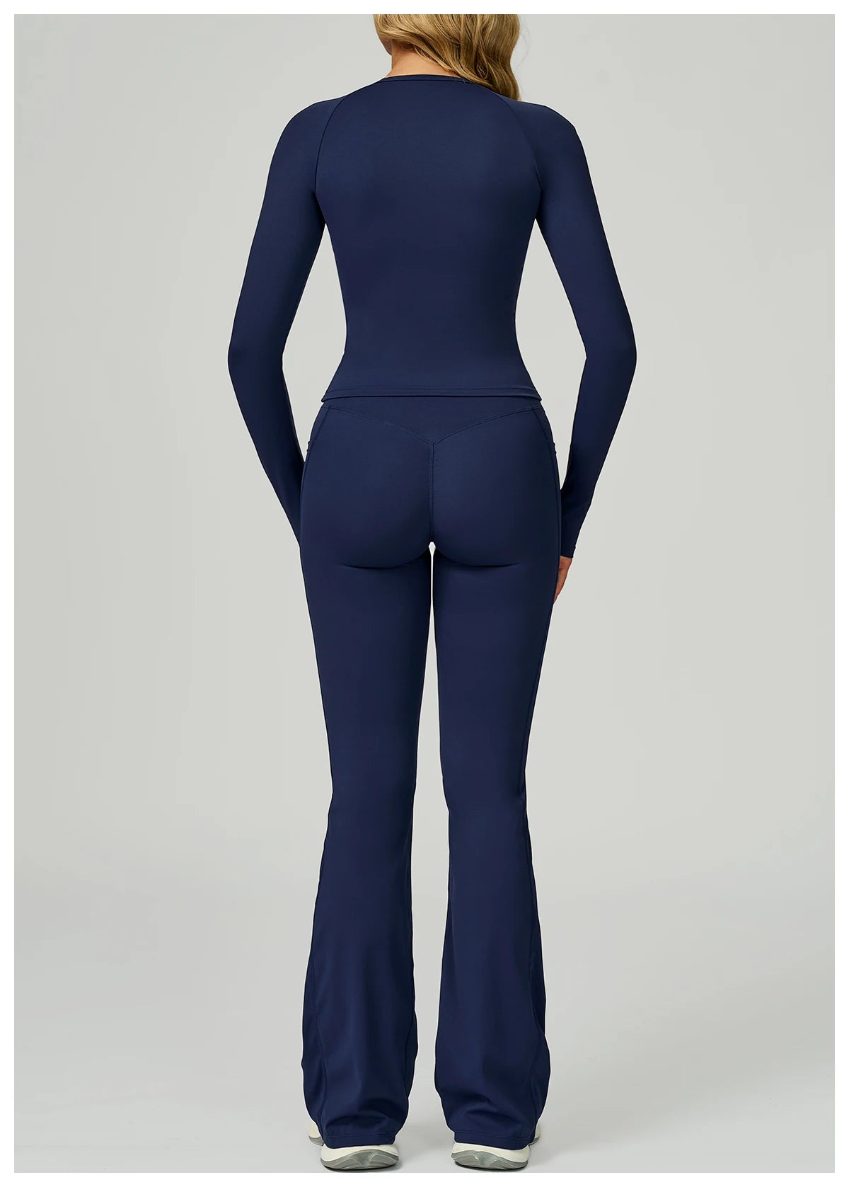 2 Pieces Yoga Suit Women Sports Set Quick-Drying Gym Set Women Tracksuit Running Workout Long Sleeve Sports Yoga Clothing