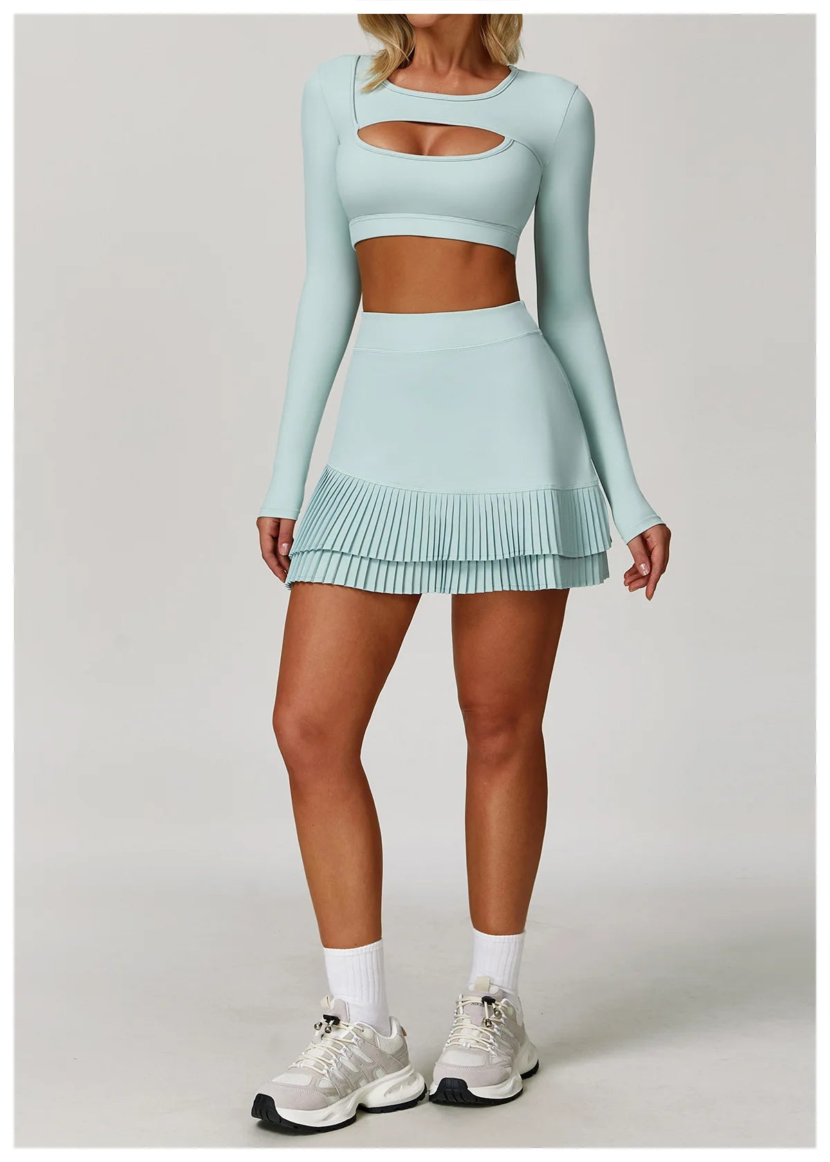 Women's Pleated Sports Skirts Dancing Golf Tennis Skirt for Women Gym Workout Push Up Fitness Shorts High Waist Running Skirts ﻿