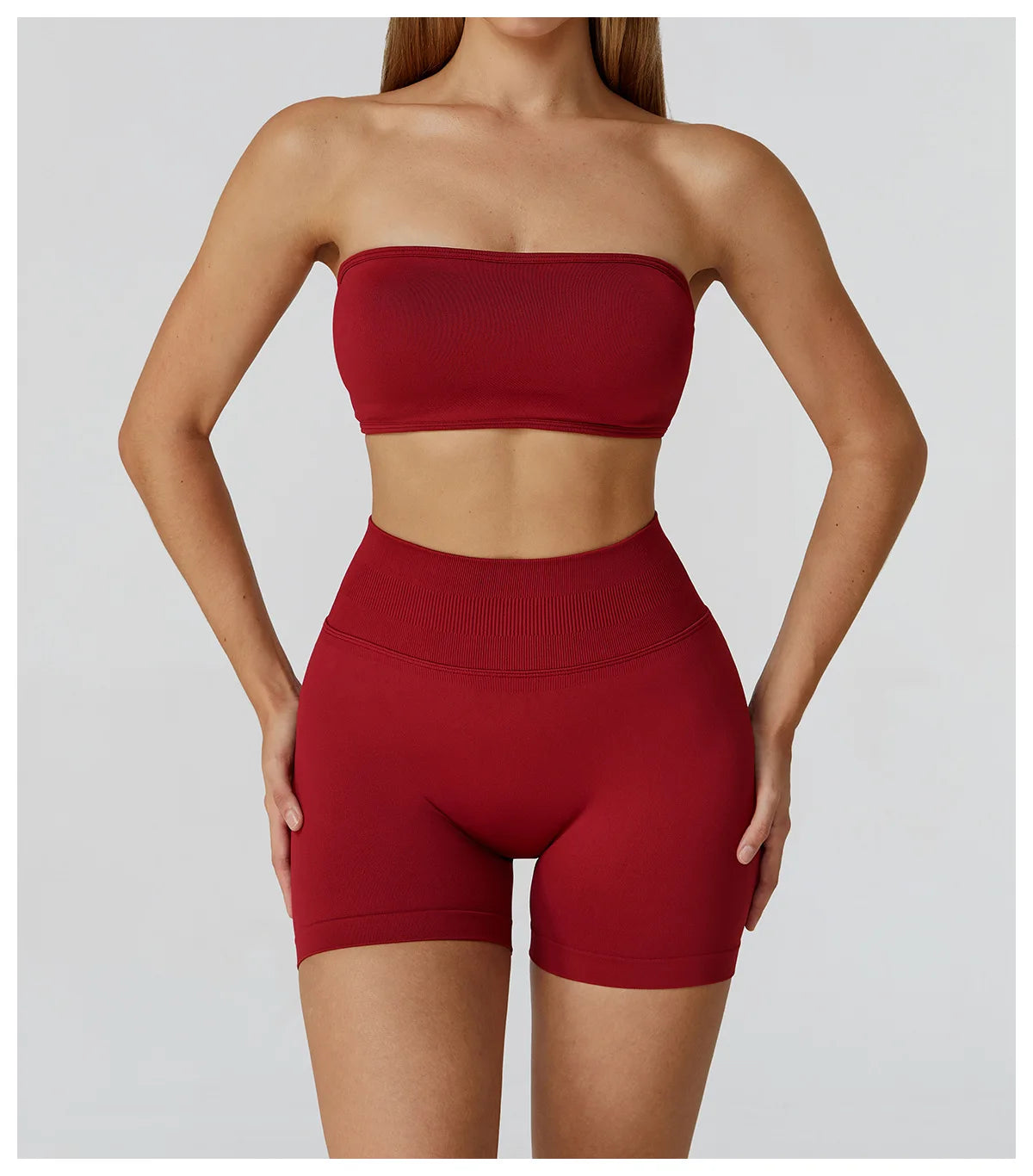Seamless Women Strapless Yoga Vest Sexy Beautiful Back Sports Bra for Women's Underwear Gym Bra Push Up Quick Drying Fitness Top