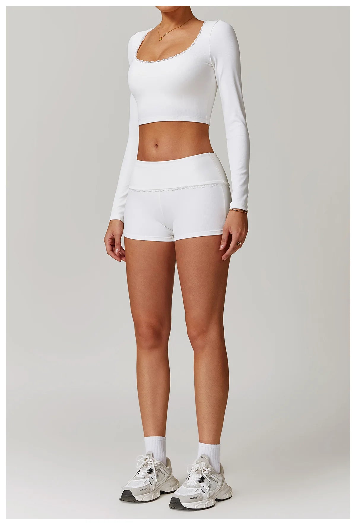 Ribbed Yoga Shirts For Women Long Sleeve Fitness Running Gym Clothes Push Up Workout Dry Fit Breathable High Elastic Sports Top