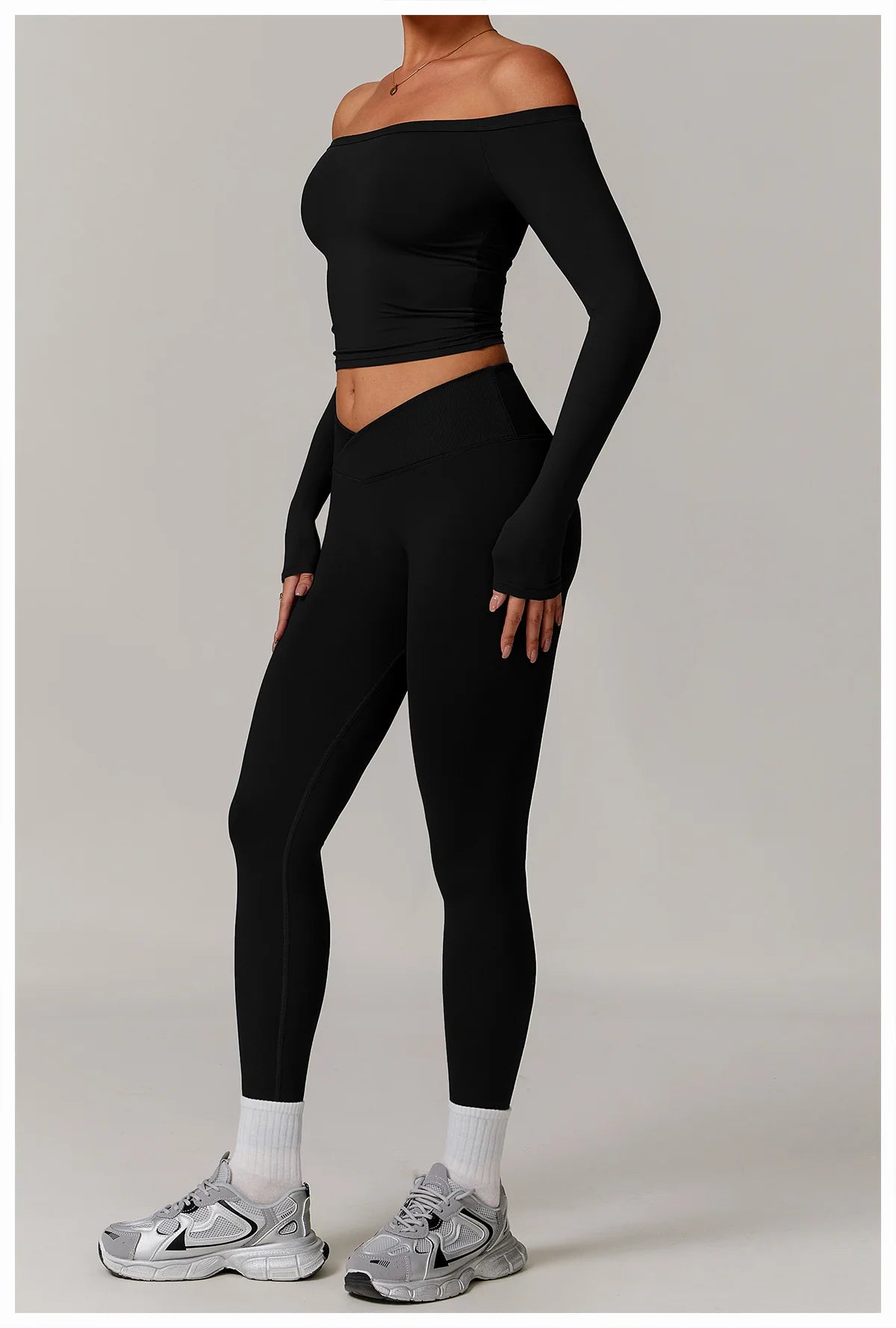 Sexy Yoga Shirts For Women Long Sleeve Fitness Running Push Up Gym Clothes Workout Dry Fit Breathable High Elastic Sports Top