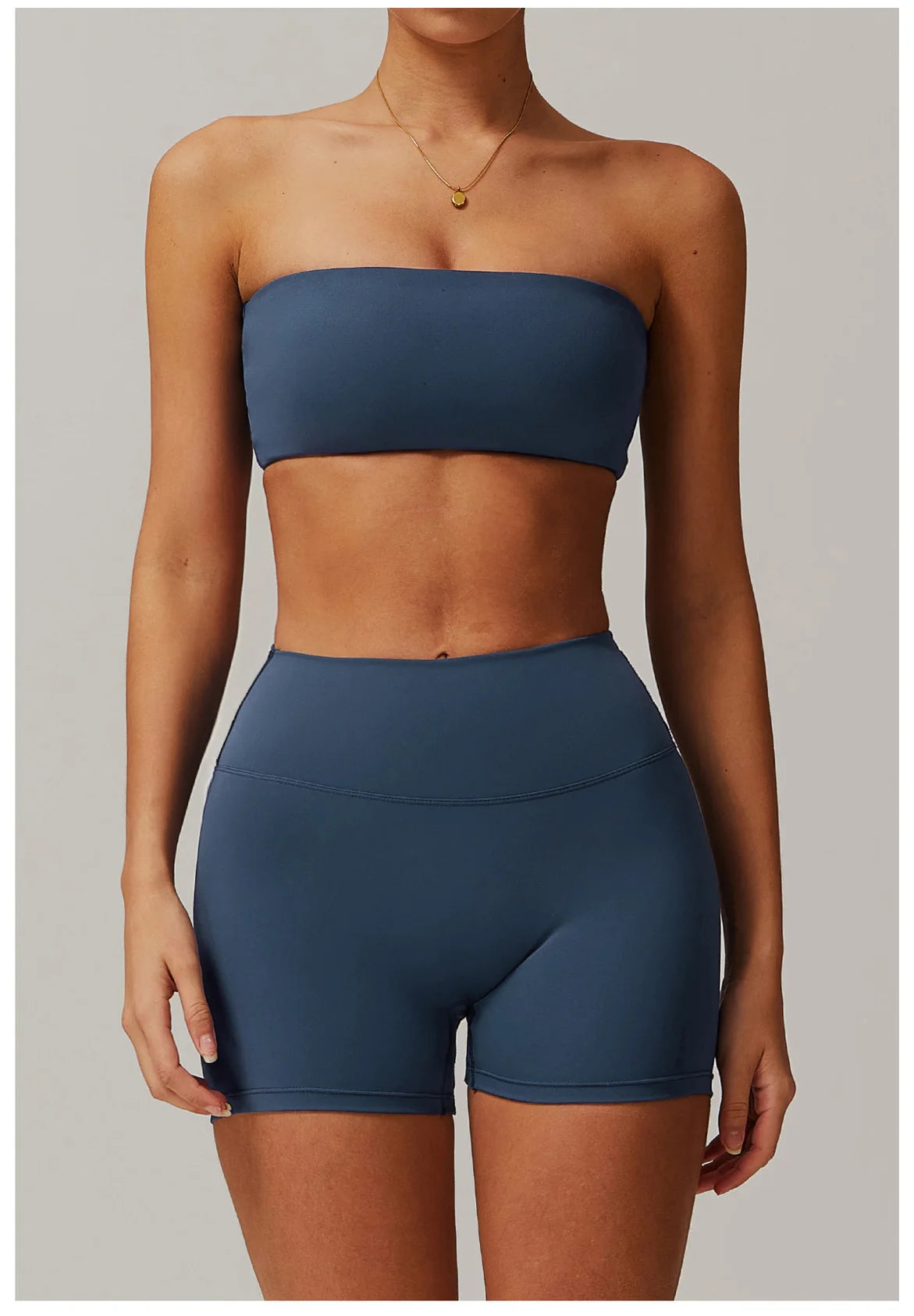 Sports Underwear Women Fitness Bra Intimate Strapless Bustier Bandeau Breathable Wrapped Chest Sports Bra Fitness Tops Yoga Bra