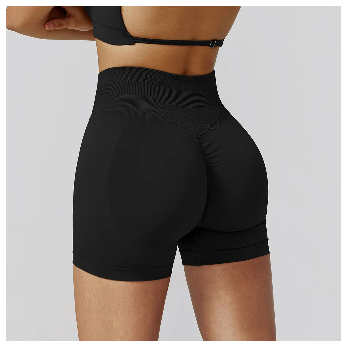 Seamless Running Impact Sports Shorts Women Buttock Lift Gym Leggings Women Cycling Slim Workout Shorts High Waist Yoga Shorts