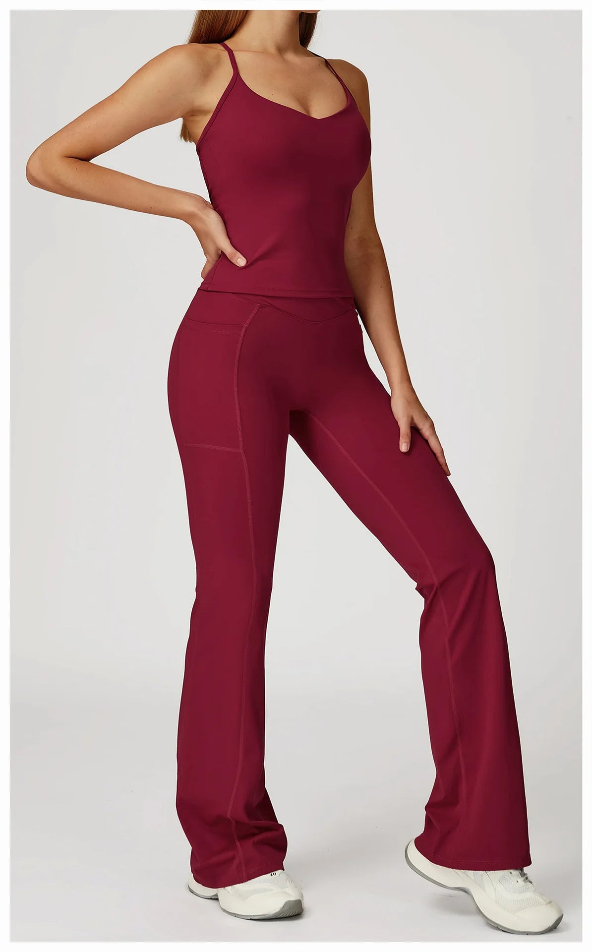 Women Tracksuit Yoga Set 2PCS Gym Workout Clothes for Female Push Up Bra High Waist Leggings Sexy Fitness Sportswear Sports Suit
