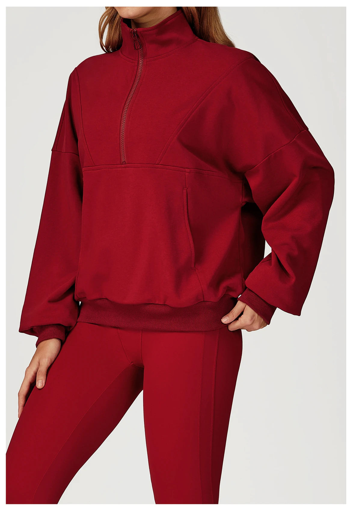 Winter Casual Hoodie Zipper Long Sleeved Women's Top Windproof and Warm Loose Hoodie Women's Outdoor Running Sportswear