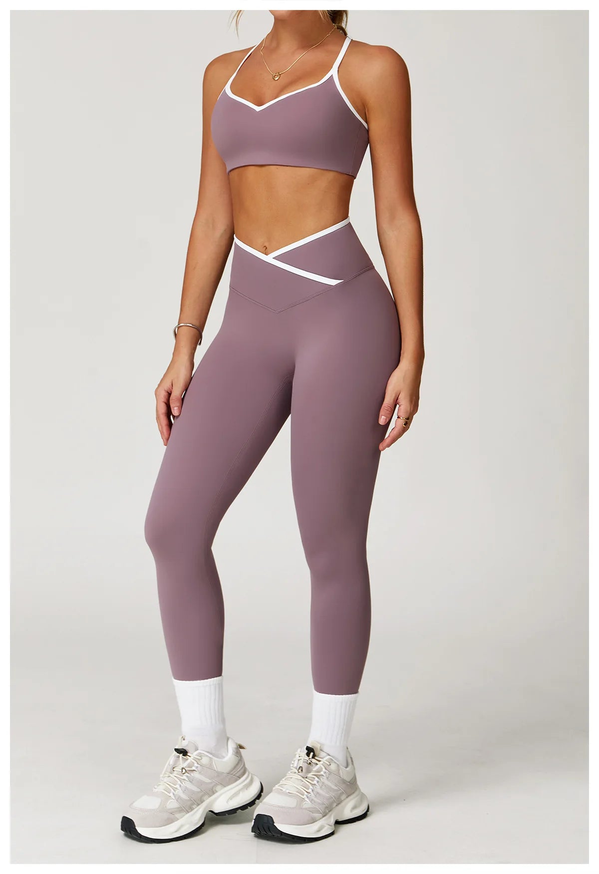 Women's Clothes Yoga Set 2 Pieces Workout Tracksuit Sportswear Gym Clothing High Waist Bell-bottoms Sexy Fitness Bta Sports Suit