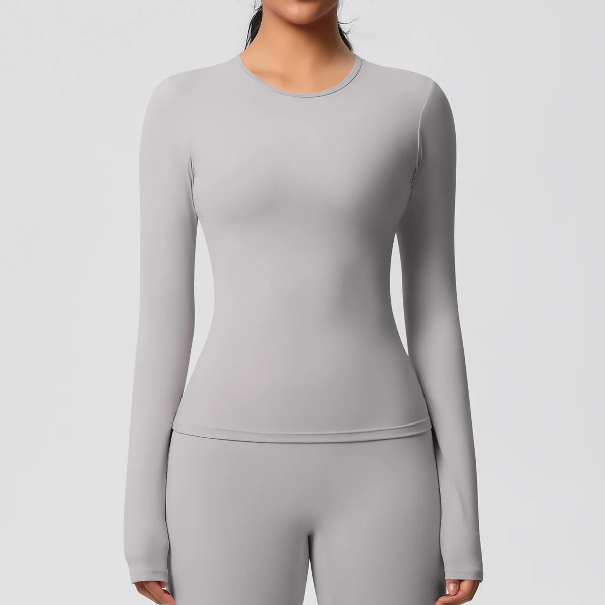 Yoga Shirts For Women Long Sleeve Fitness Running Push Up Gym Clothes Workout Dry Fit Breathable High Elastic Sports Top