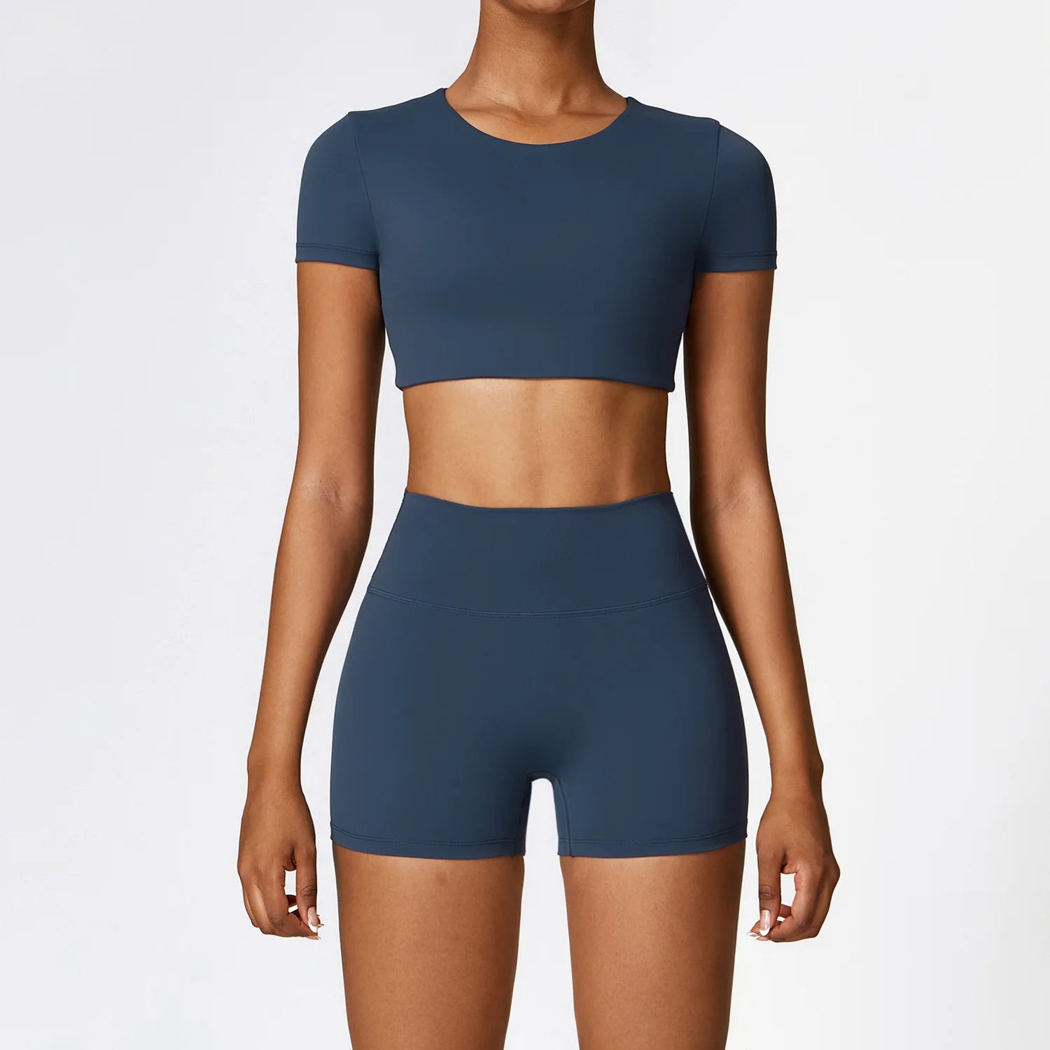 2/3PCS Yoga Set Women Workout Set Seamless Sportswear Gym Clothing Fitness Long Sleeve Crop Top High Waist Leggings Sports Suits