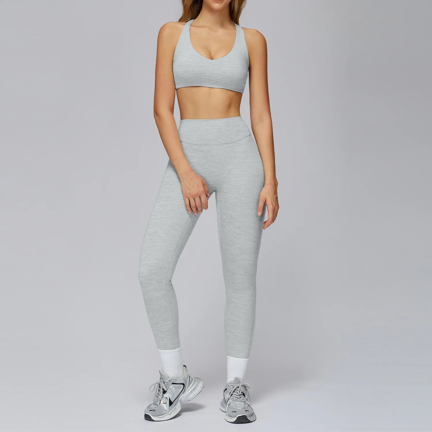 Yoga Suit 2/3PCS Sports Set Gym Set Women Tracksuit Running Workout Clothes Long Sleeve Sports Bra Athletic Wear Yoga Clothing