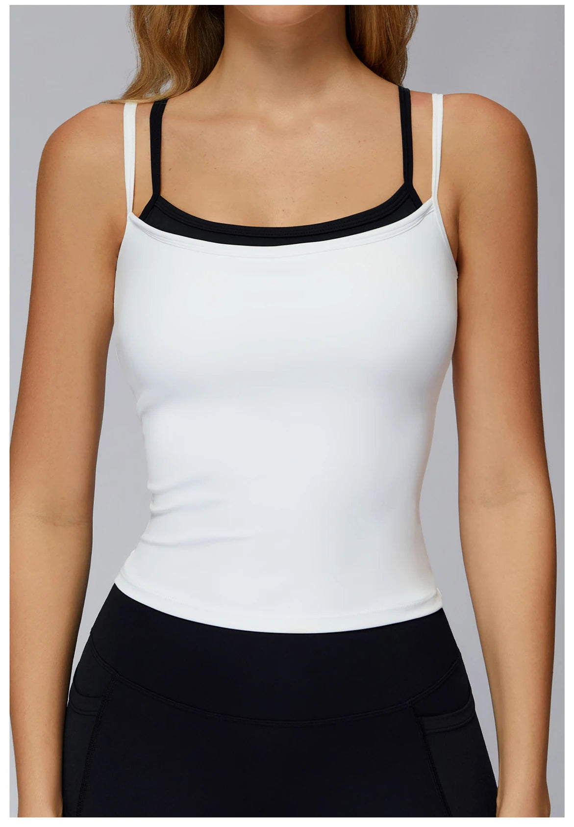 Sports Bra Women Underwear Shock-absorbing Gathering Double Breast Strap Yoga Vest Quick Drying Anti Sagging Shaping Fitness Bra