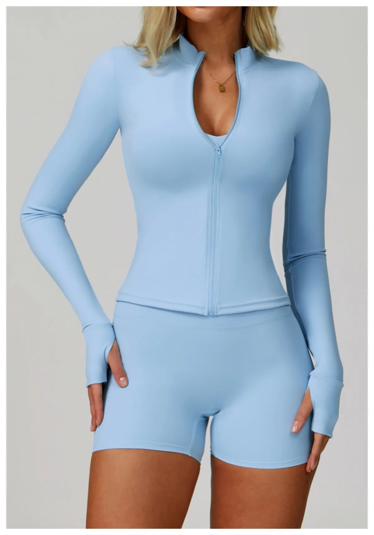 2/3PCS Women's Tracksuit Yoga Set Push Up Workout Sportswear Gym Clothing High Waist Leggings Fitness Long Sleeved Sports Suits