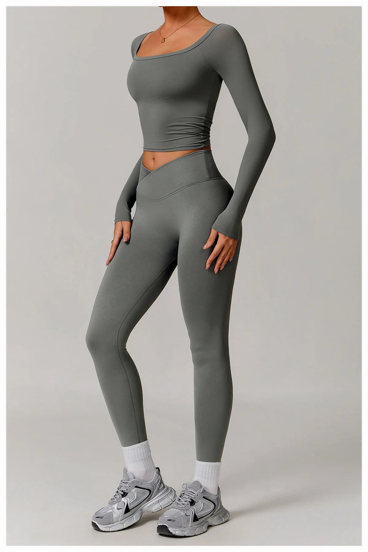Sexy Yoga Shirts For Women Long Sleeve Fitness Running Push Up Gym Clothes Workout Dry Fit Breathable High Elastic Sports Top