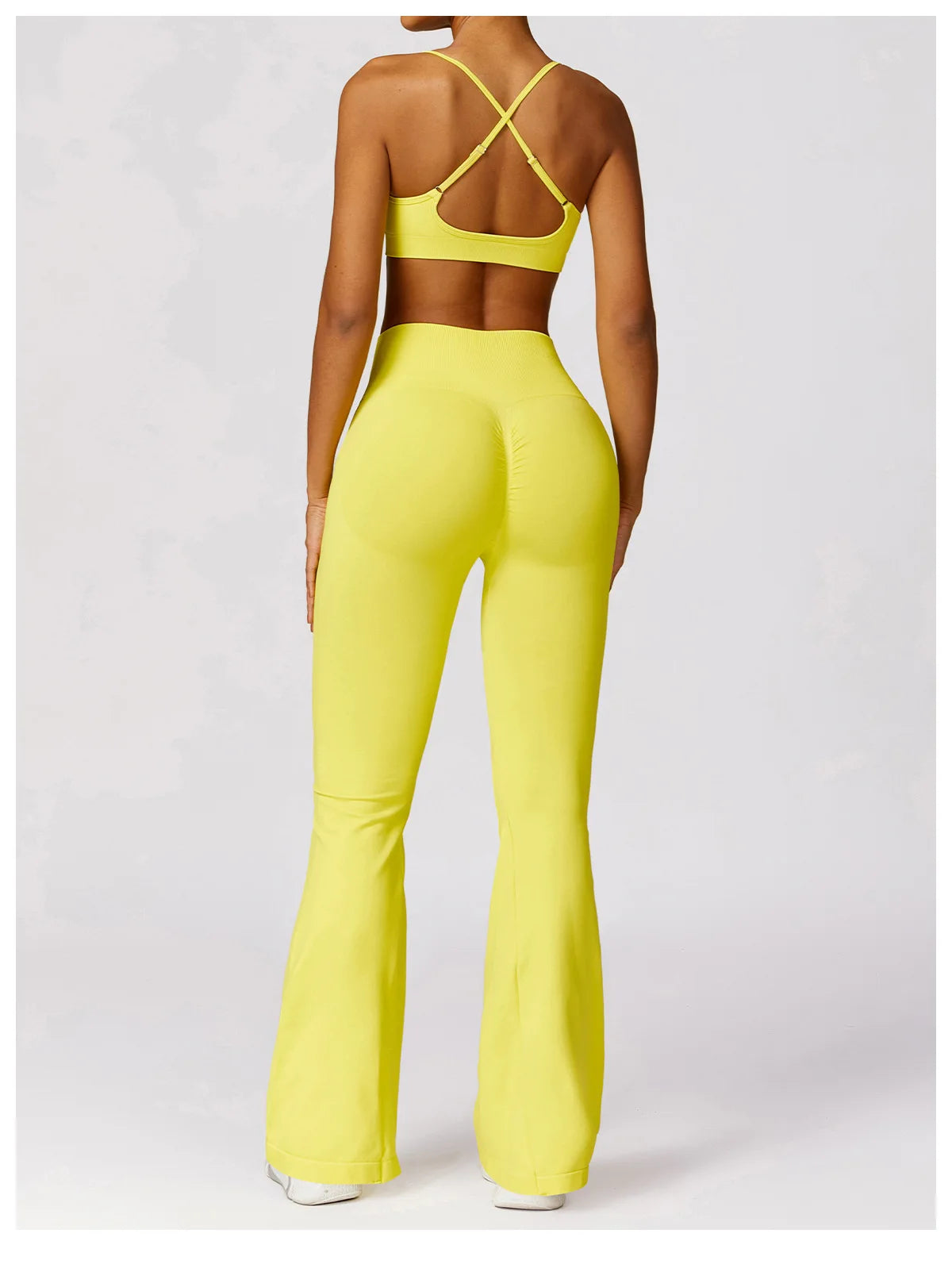 Seamless Flare Leggings Yoga Pants Women High Waist Wide Leg Pants Women Gym Workout Fitness Sports Flared Pant Dance Trousers