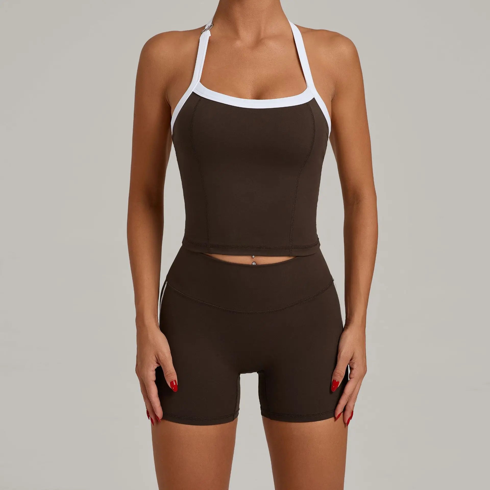 Women Tracksuit Butt Lifting Sports Set Shorts Gym Clothes Yoga Suit For Fitness Short and Underwear Training Workout Tracksuit