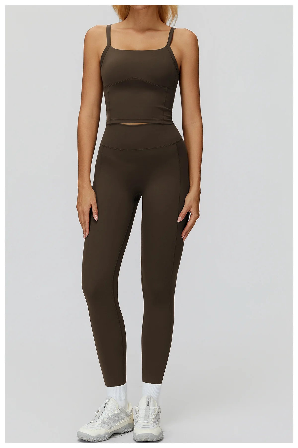 Yoga Suit 2PCS Women Tracksuit Sports Bra High Waist Legging Gym Set Fitness Outfit Running Workout Clothes Push Up Sportswear
