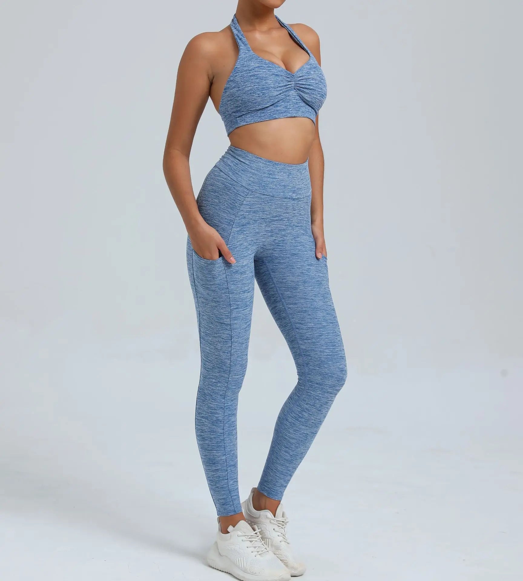 Fitness Suit Women Tracksuit Yoga Set Sportswear Workout Clothes Sports Bra High Waist Leggings Gym Clothing Sports Suits