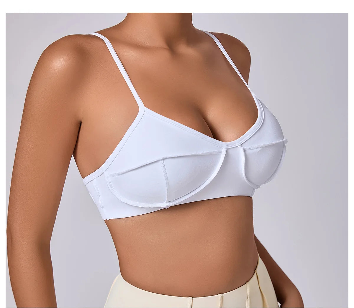 Sports Bra Anti-Sweat Fitness Top Women Yoga Bra Shockproof Crop Top Push Up High Strength Sport Bra Breathable Gym Workout Top