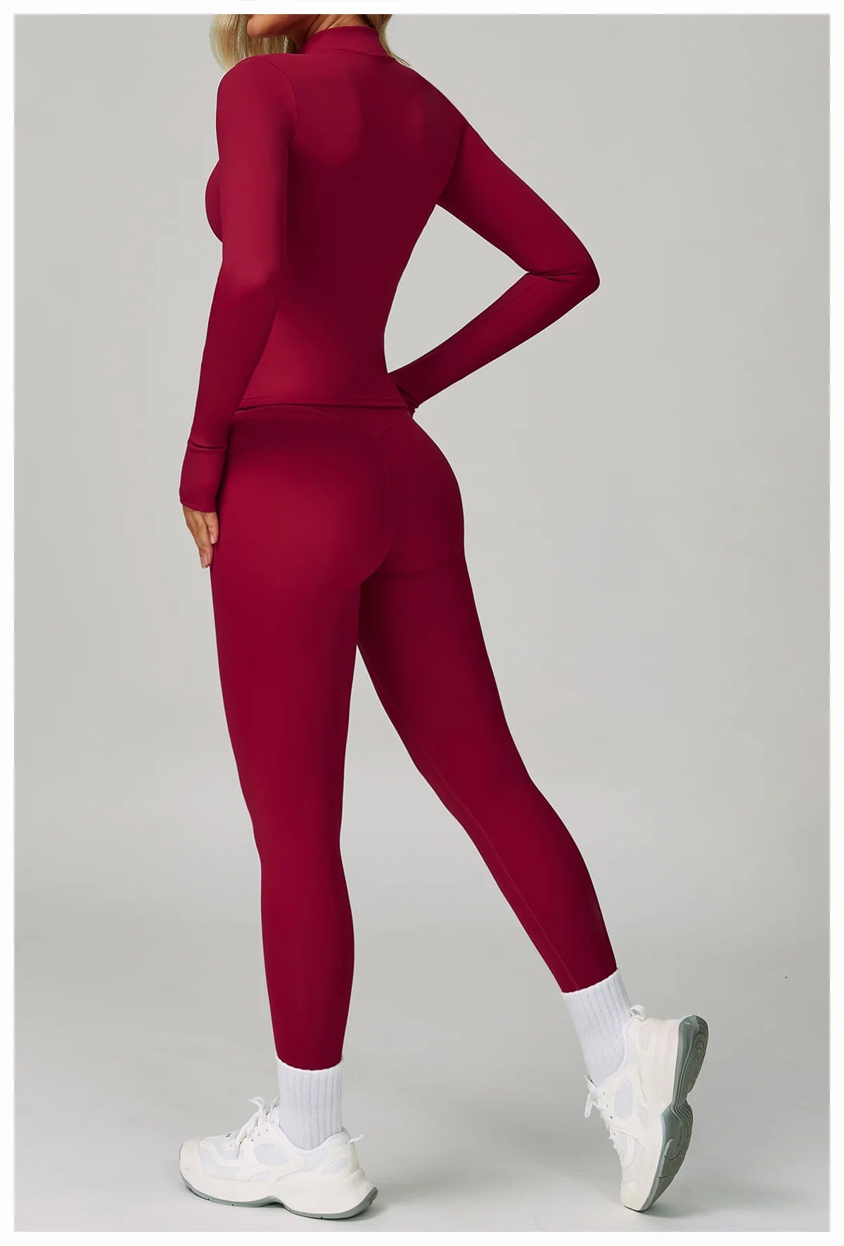 Zipper Yoga Shirts For Women Jacket Long Sleeve Fitness Running Gym Clothes Workout Dry Fit Breathable High Elastic Sports Top