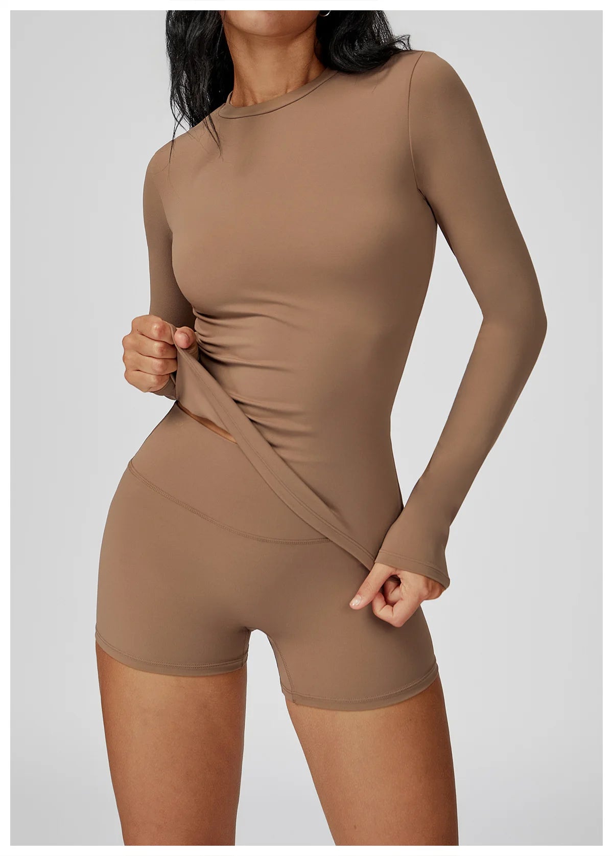 Yoga Shirts For Women Long Sleeve Fitness Running Push Up Gym Shirts Female Workout Breathable High Elastic Sports Top