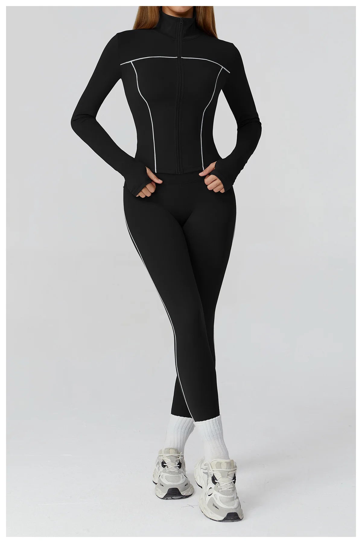Yoga Clothes Women Sport Jacket Running Long Sleeve Shirt Sports Jackets Top Workout Coat Gym Training Clothing Workout Yoga Top