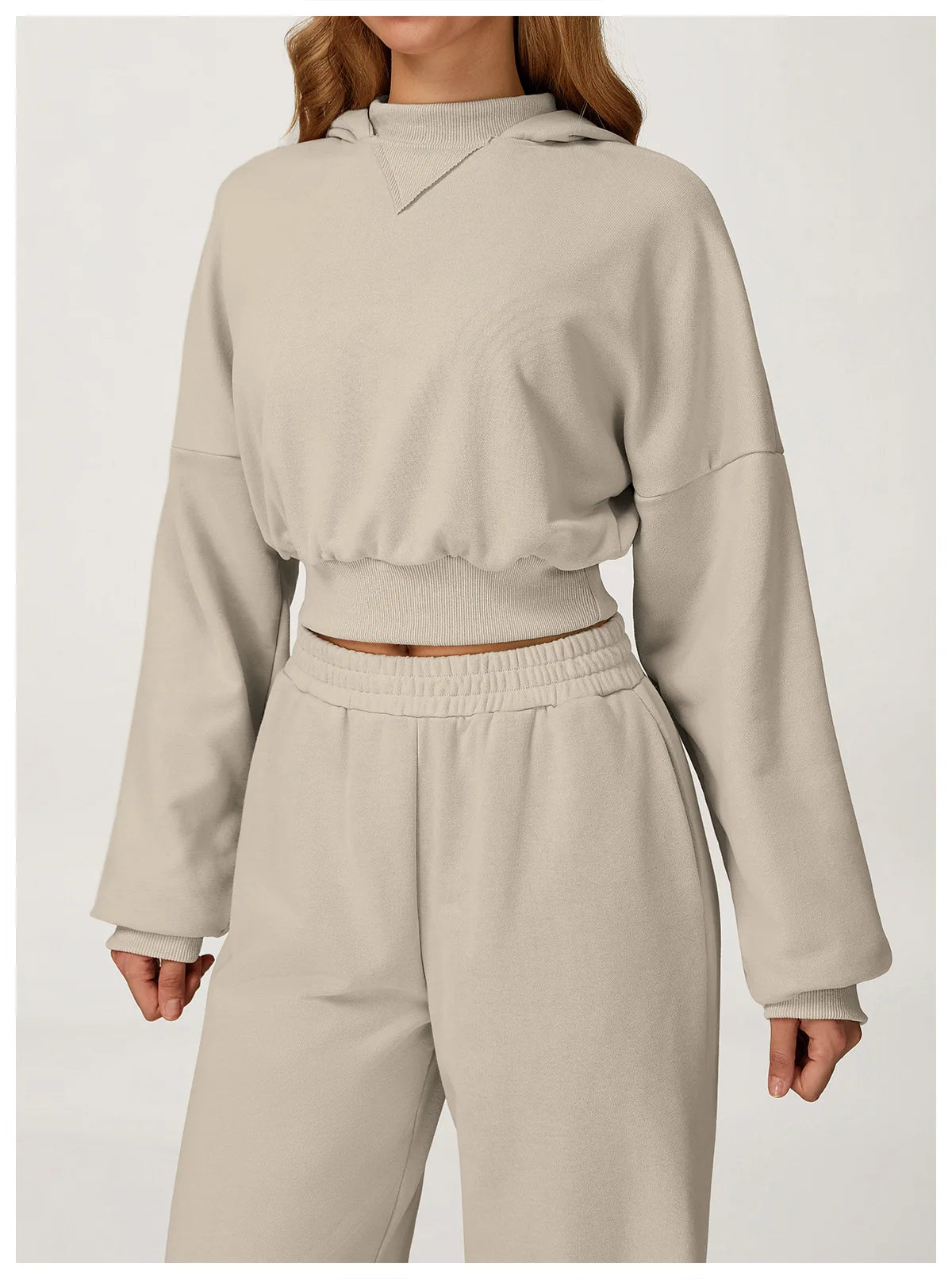 Long Sleeved Hooded Sweatshirt Winter Casual Loose Jacket Women's Long Sleeved Outdoor Running and Fitness Sportswear