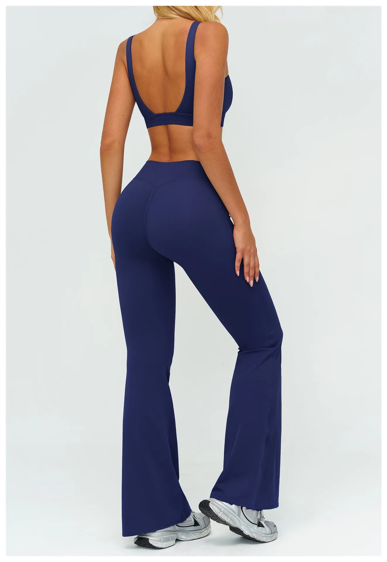 2PCS Yoga Set Women's Tracksuit Fitness Suit Sportswear Workout Sports Bra High Waist Leggings Gym Clothing Sports Shorts Suit