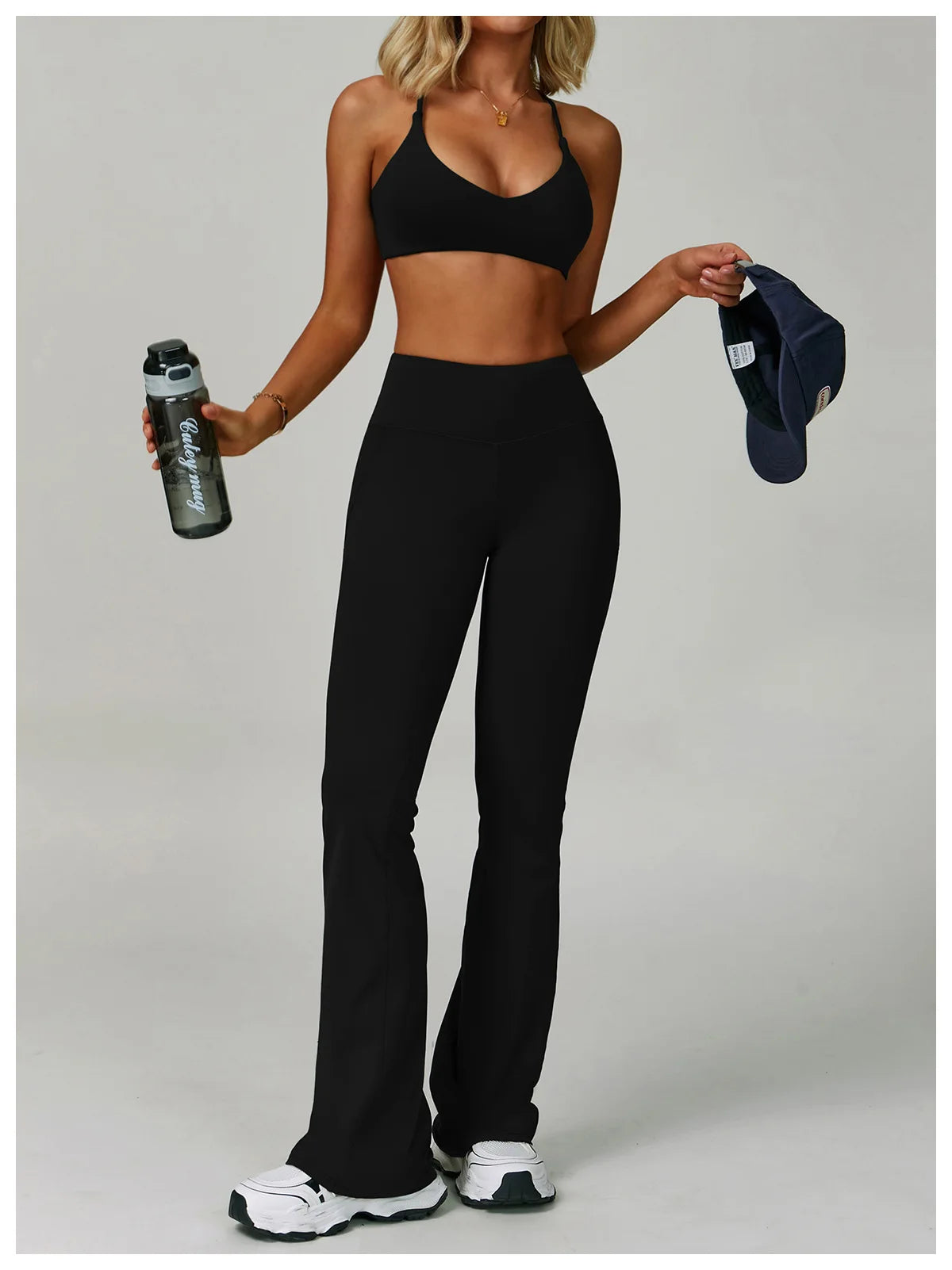 High Waist Bell-bottoms Women Yoga Wide Leg Pants Leggings Push Up Sport Legging Fitness Running Hip Lift Yoga Pants Gym Legging