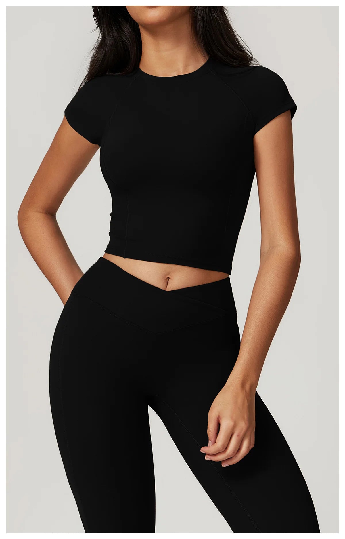 Sports T-shirt Women Fitness Top Short Sleeves Yoga Dance Clothes High Elastic Running Shirts Gym Push Up Workout Top Tee