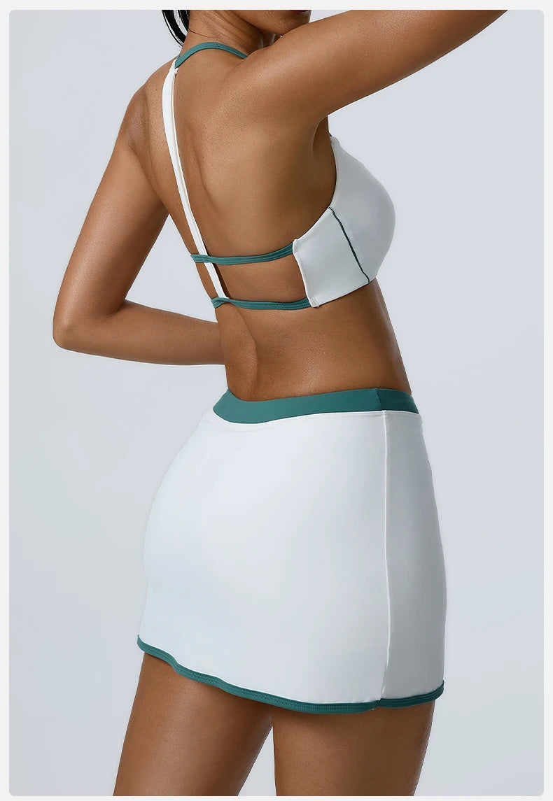Workout Clothes Women's Tracksuit 2PCS Yoga Set Sportswear Gym Clothing High Waist Leggings Sportswear Fitness Sports Bra