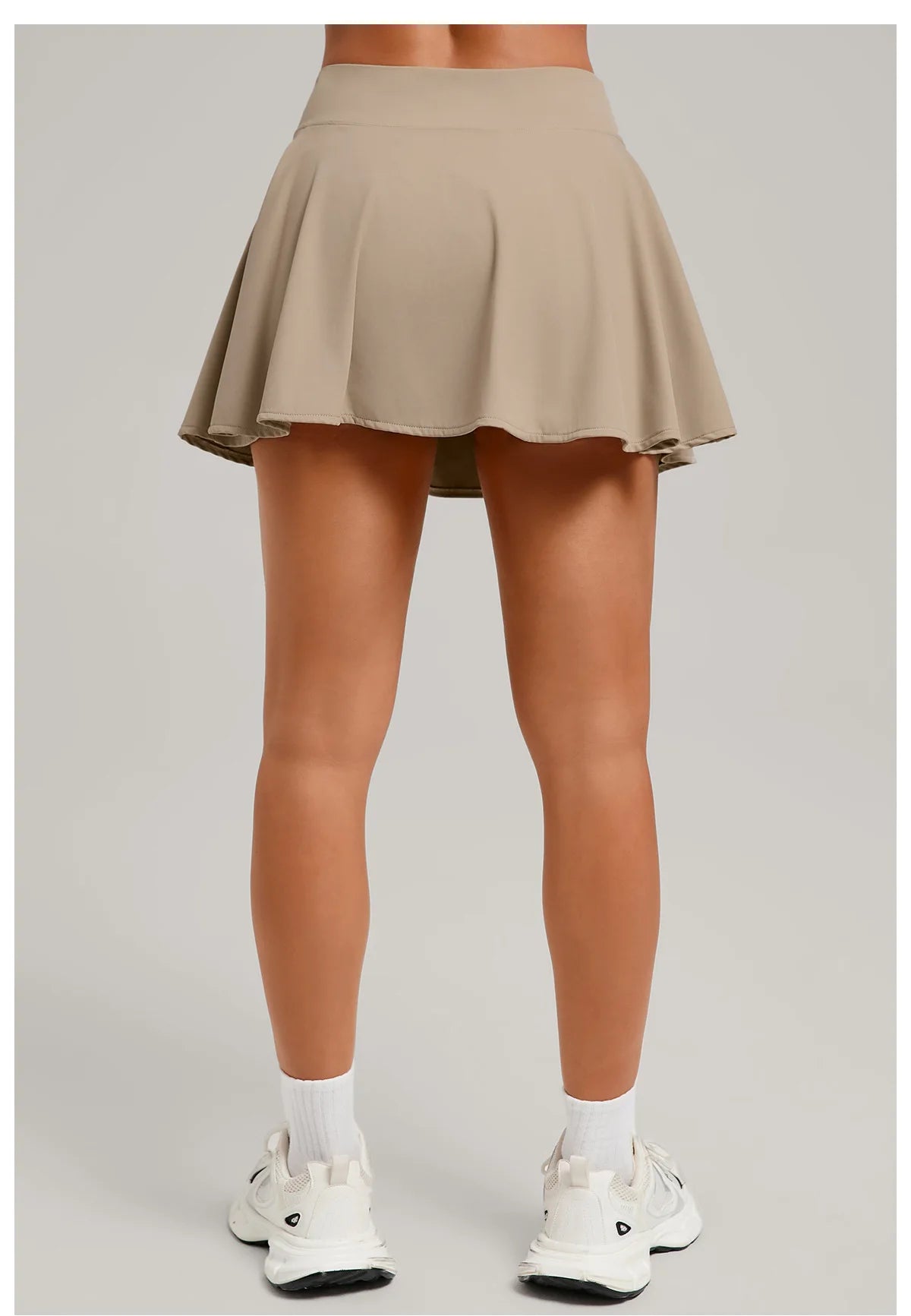 High Waisted Tennis Mini Skirt Women's Tennis Yoga Golf Sports Belt Safety Pants Pocket Comfortable and Breathable Sports Skirt