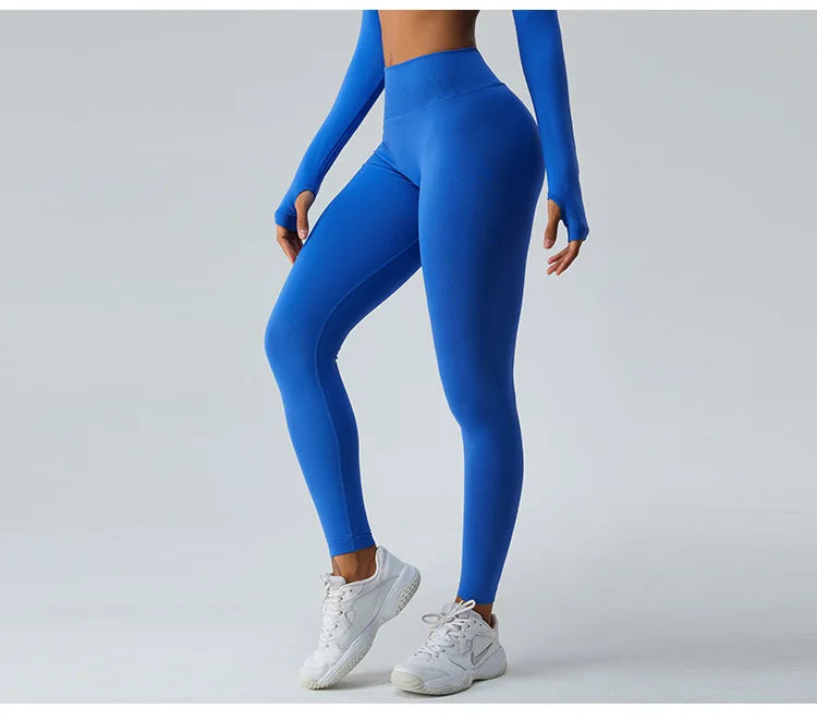 Seamless Push Up Sport Back V Butt Scrunch Leggings Women Workout Gym Clothing Women Training Tights Fitness Yoga Pants Leggings