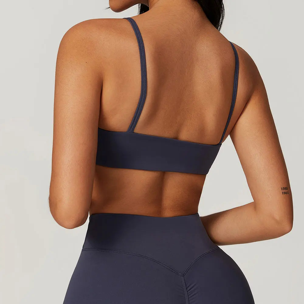 Sports Bra Fitness Women Workout Running Tank Top Female Backless Shockproof Breathable Gym Sports Underwear Yoga Bra Women