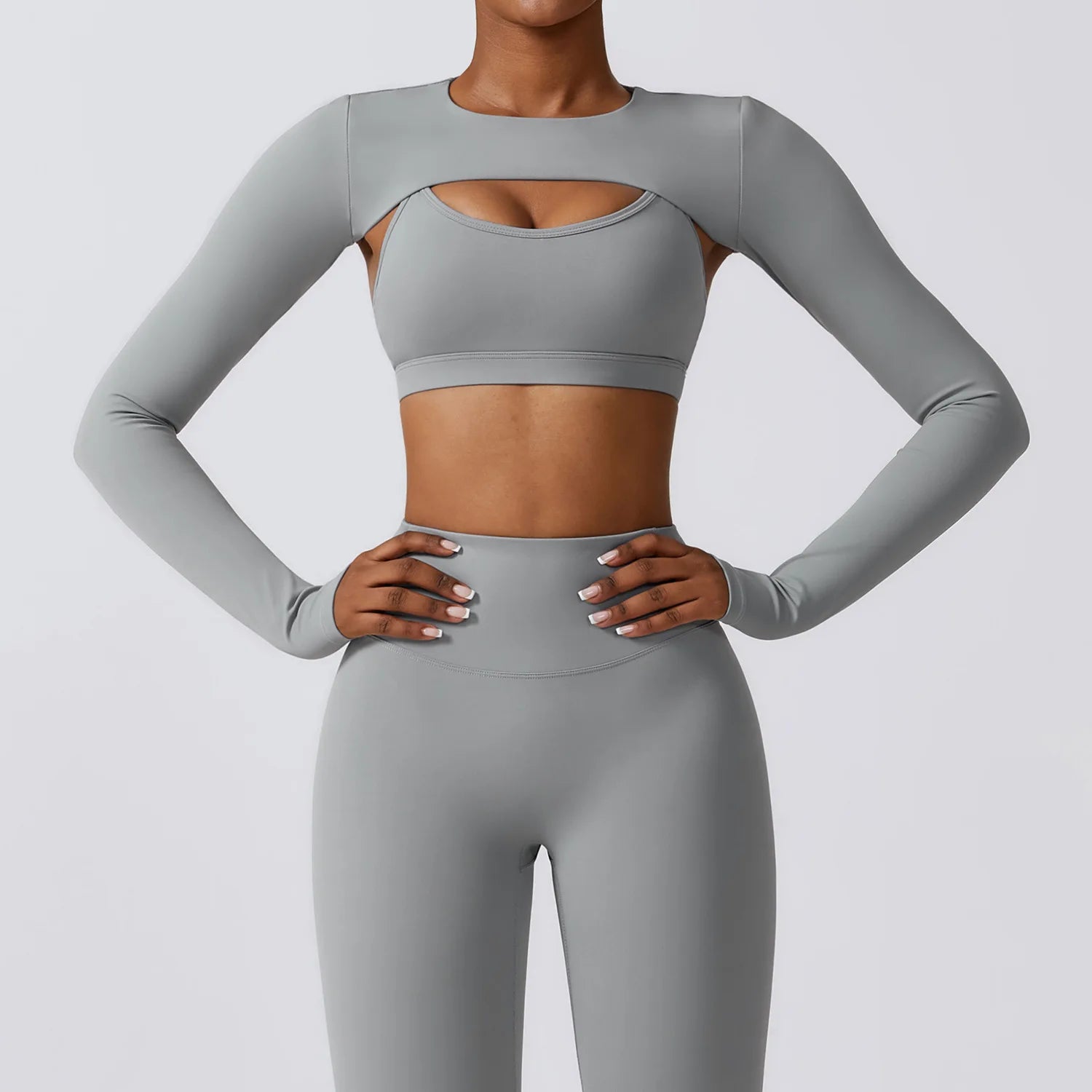Sports Camisole Yoga Long Sleeved 1 Piece Shawl Yoga Top Nude Fitness Yop Gym Push Ups Workout Tops Running Sports Smock