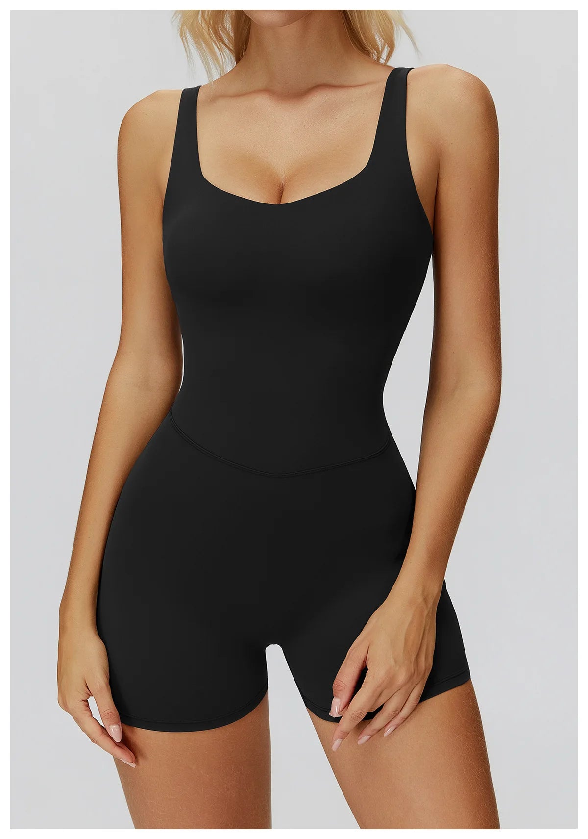 Jumpsuit Women's Short Tracksuit Yoga Set One-Piece Sportswear Push Up Gym Workout Clothes Fitness Stretch Bodysuit Yoga Suit