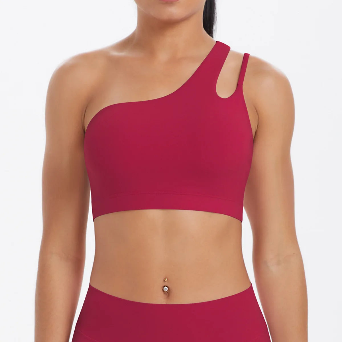 Sports Bra Women Push Up Fitness Bras One Shoulder Underwear Shockproof Yoga Bra Workout Bra Yoga Running Bra Sexy Vest