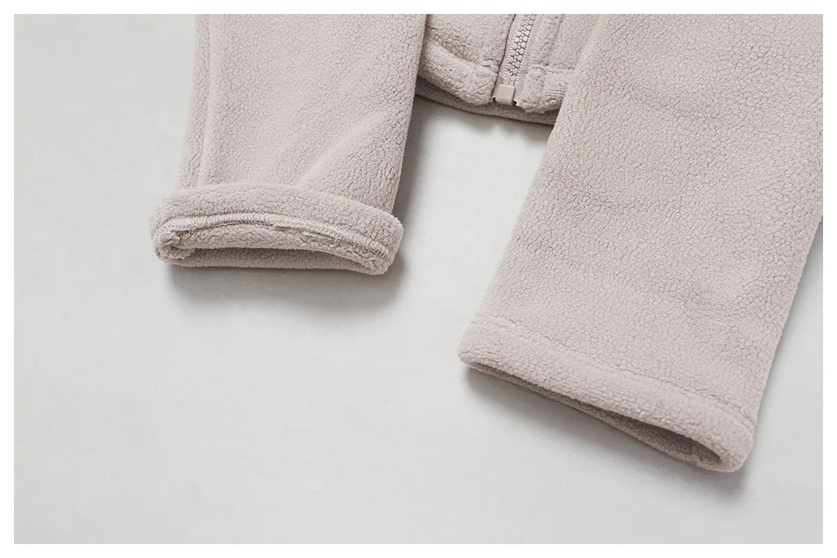 Winter Fleece Jacket for Women Yoga Long Sleeved Lamb Fleece Jacket Fleece Outdoor Top Thickened Warm Jacket for Women Top
