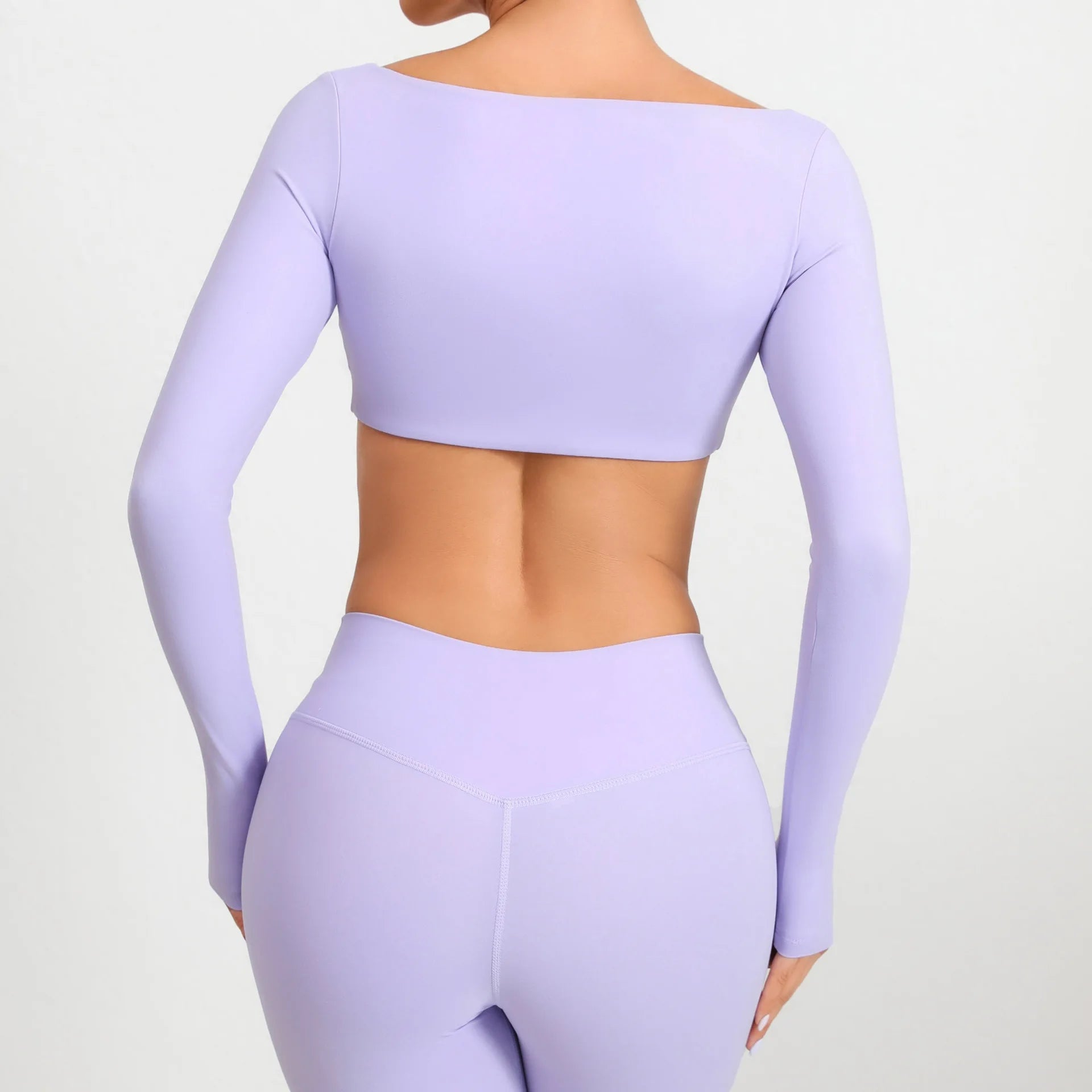 New Sport Shirt Women Clothes Sportswear Long Sleeve T-shirt for Fitness Yoga Wear Ladies Crop Top Gym Workout Top with Cups