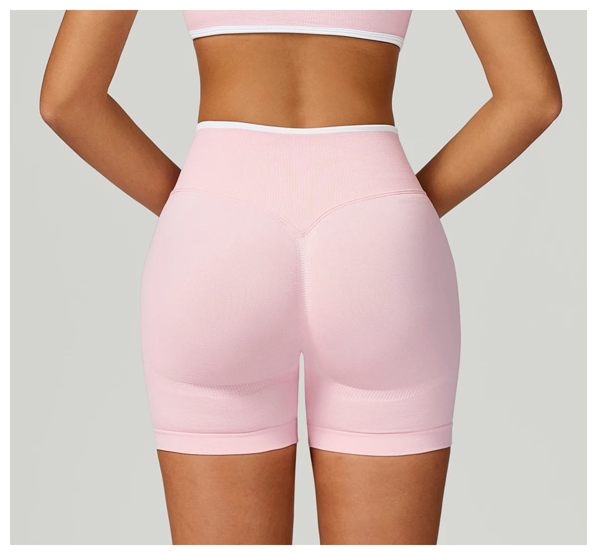 Seamless Women Sports Short Yoga Legging Shorts Squat Proof High Waist Fitness Tight Shorts Cycling Impact Workout Gym Shorts