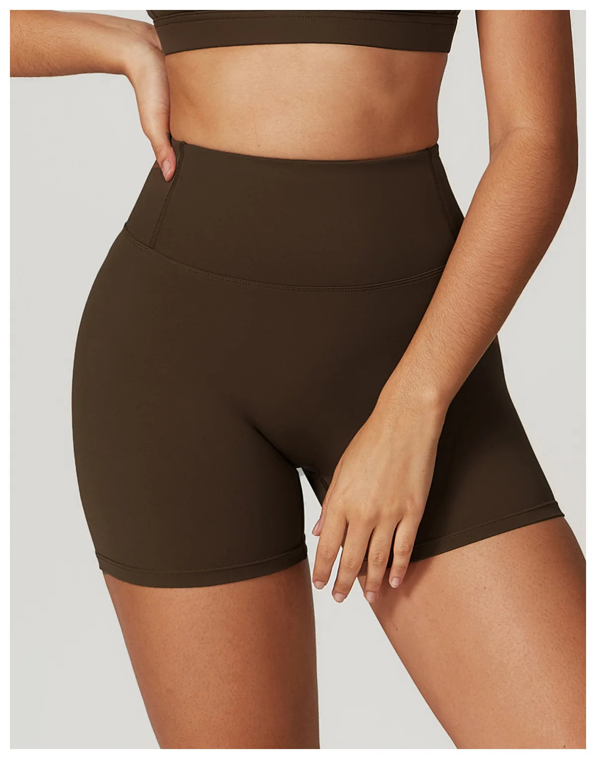 Women's Sports Yoga Shorts High Waist Hip Lift Fitness Running Cycling Quick Dry Breathable Yoga Women's Impact Yoga Shorts