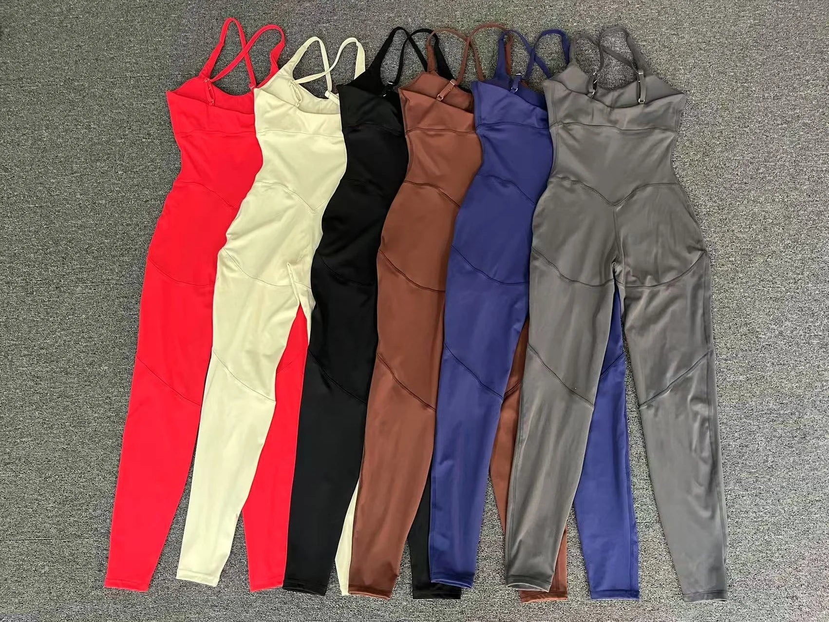 Women's Tracksuit Jumpsuits One-Piece Suit Sleeveless Yoga Set Gym Push Up Workout Clothes Fitness Bodysuit Sportswear Rompers